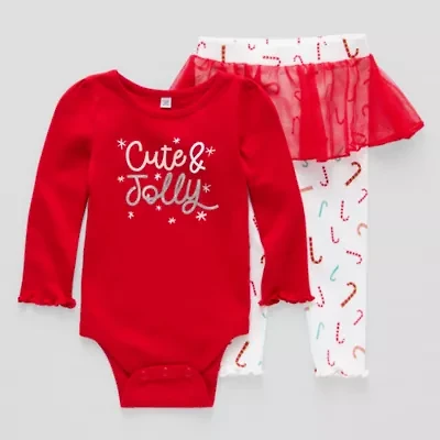 Okie Dokie Baby Girls 2-pc. Pant Set