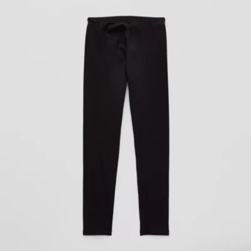 Thereabouts Little & Big Kid Girls Knit Full Length Leggings