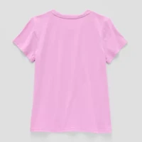 Xersion Little & Big Kid Girls Crew Neck Short Sleeve Regular Fit Graphic T-Shirt