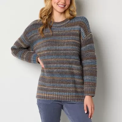 a.n.a Womens Crew Neck Long Sleeve Pullover Sweater