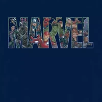 Mens Crew Neck Short Sleeve Regular Fit Marvel Graphic T-Shirt