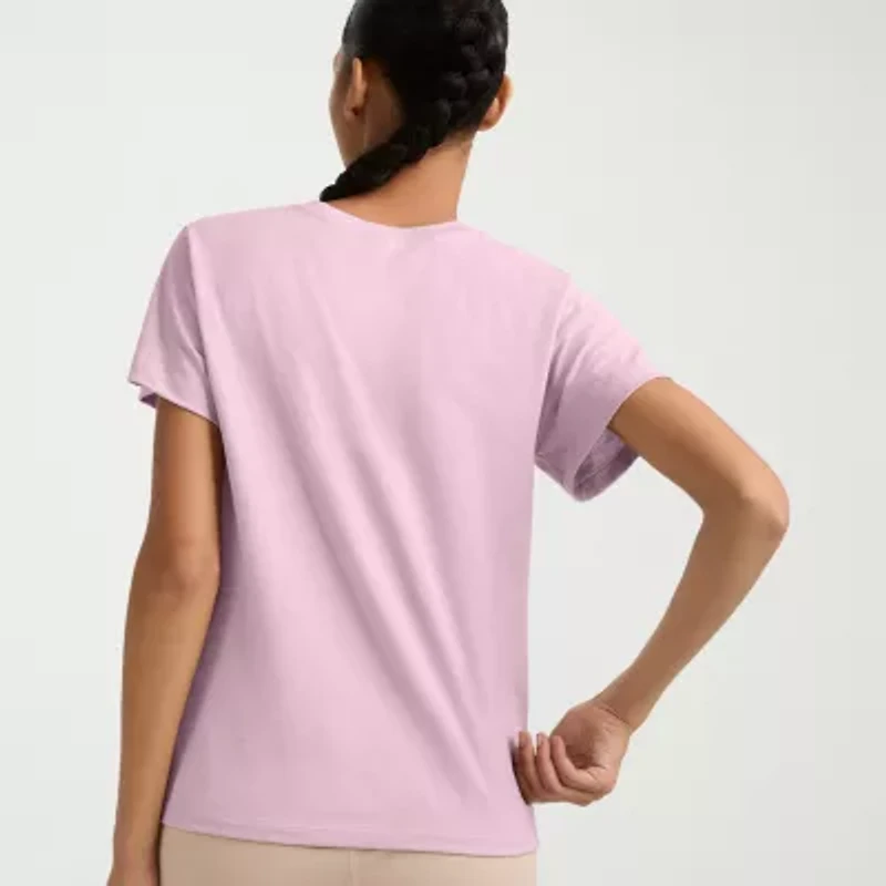 Champion Womens Crew Neck Short Sleeve Active T-Shirt