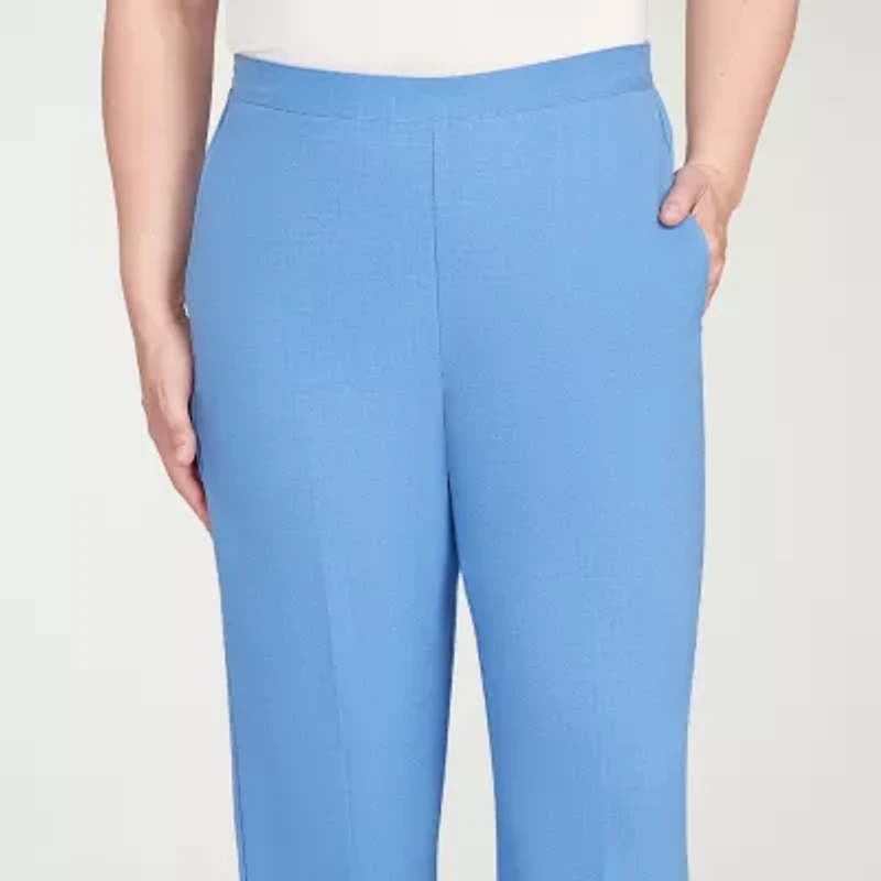 Alfred Dunner Business As Usual Womens Straight Pull-On Pant