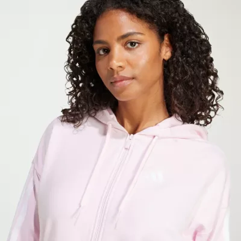 adidas Womens French Terry Full Zip Hoodie