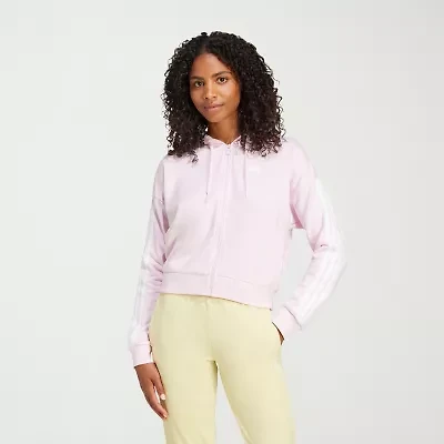 adidas Womens French Terry Full Zip Hoodie