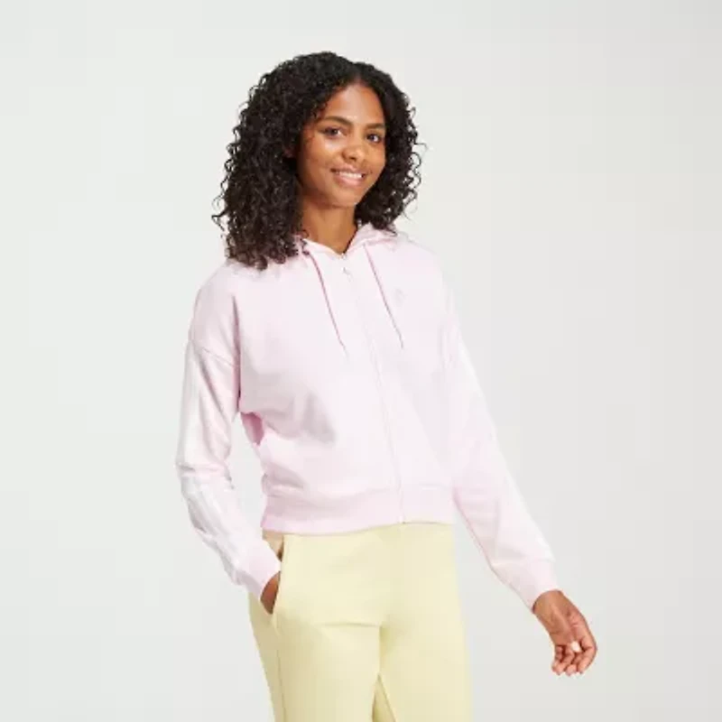 adidas Womens French Terry Full Zip Hoodie