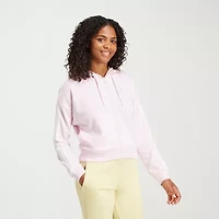 adidas Womens French Terry Full Zip Hoodie