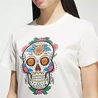 adidas Womens Crew Neck Short Sleeve Active T-Shirt