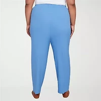 Alfred Dunner Business As Usual Womens Straight Pull-On Pant