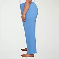 Alfred Dunner Business As Usual Womens Straight Pull-On Pant