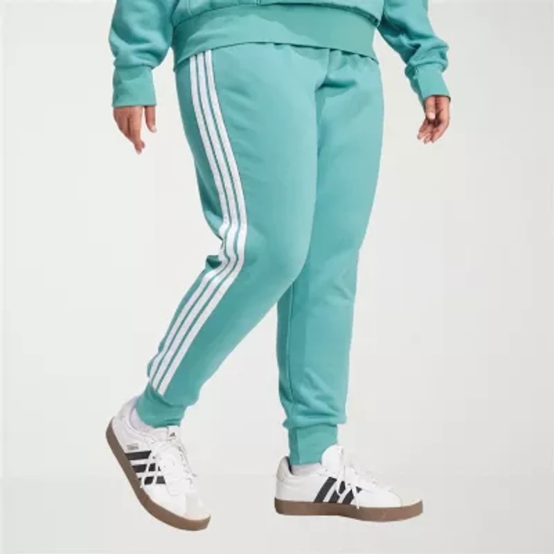 adidas Essentials 3 Stripes Fleece Jogger (Plus Size)
