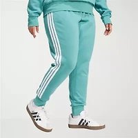 adidas Essentials 3 Stripes Fleece Jogger (Plus Size)