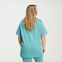 adidas Essentials 3 Stripe Tee (Plus Size)