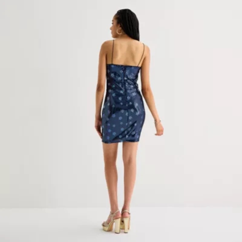 by&by Star Womens Sleeveless Juniors Bodycon Dress