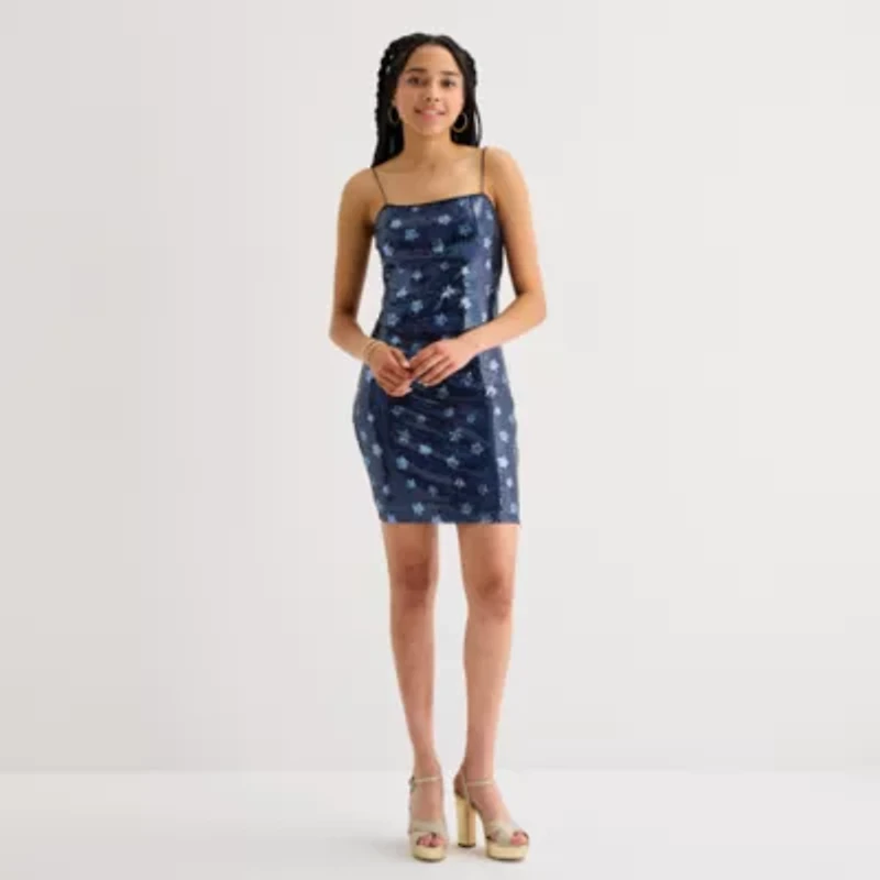by&by Womens Sleeveless Bodycon Dress Juniors