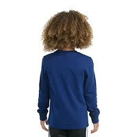adidas Toddler Boys Crew Neck Long Sleeve Regular Fit Graphic T-Shirt