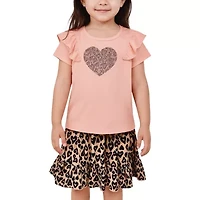 Lilt Little Girls 2-pc. Skirt Set