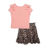 Lilt Little Girls 2-pc. Skirt Set