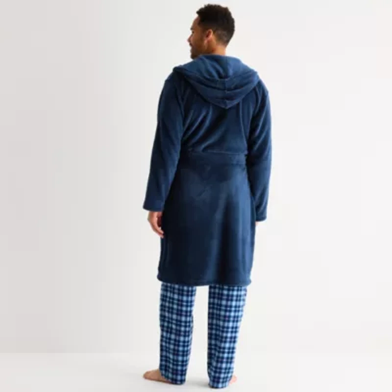 St. John's Bay Mens Long Sleeve Length Robe