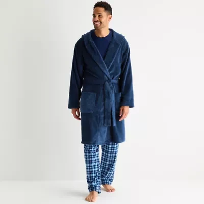 St. John's Bay Mens Long Sleeve Length Robe