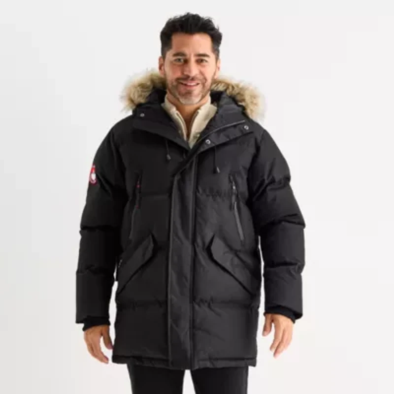 Canada Weather Gear Mens Water Resistant Heavyweight Parka
