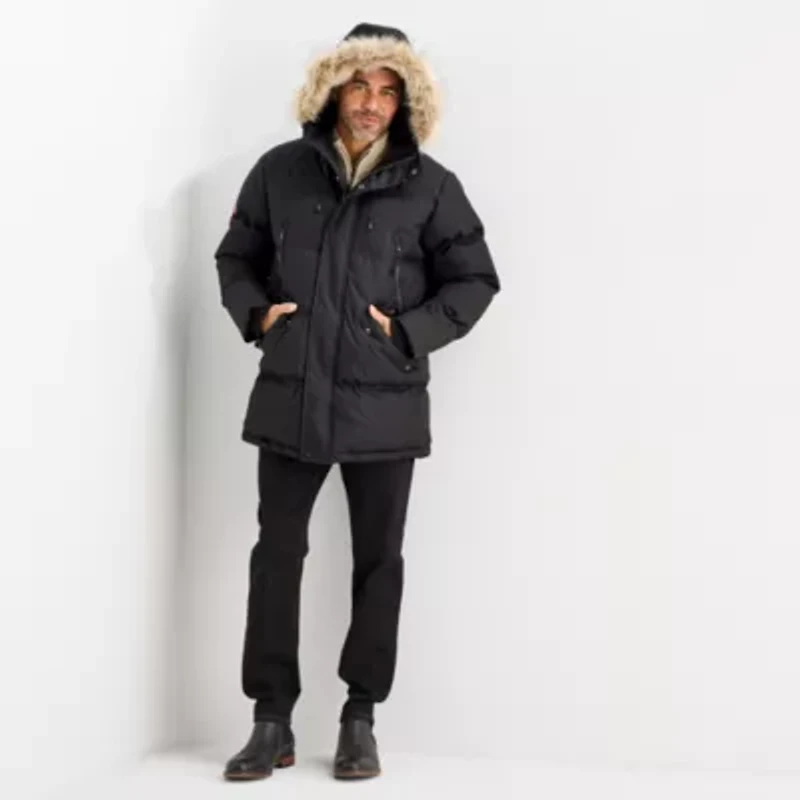 Canada Weather Gear Mens Water Resistant Heavyweight Parka