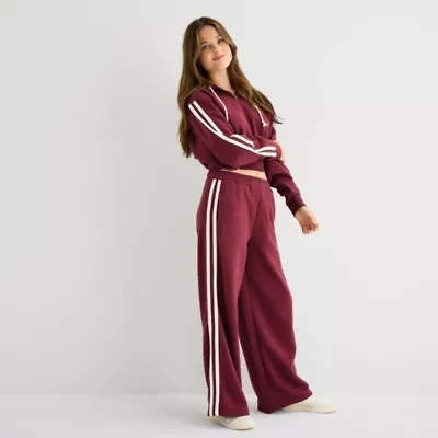 Arizona Womens Juniors Wide Leg Pull-On Pant