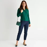 Liz Claiborne Womens Long Sleeve Blouse