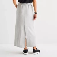 Stylus Womens Mid Rise Maxi Skirt