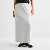 Stylus Womens Mid Rise Maxi Skirt