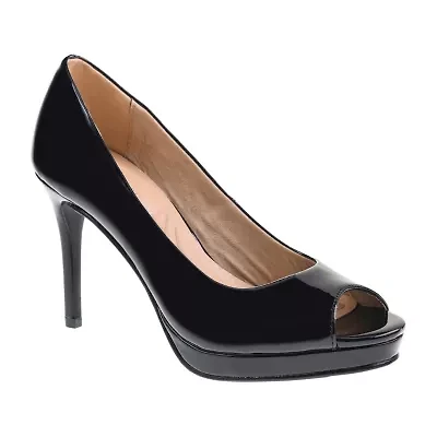 CL by Laundry Mild Womens Peep Open Toe Stiletto Heel Pumps