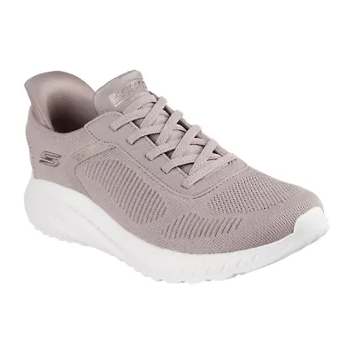 Skechers Bobs Hands Free Slip-Ins Squad Chaos Curent Muse Womens Slip-On Walking Shoes Wide Width