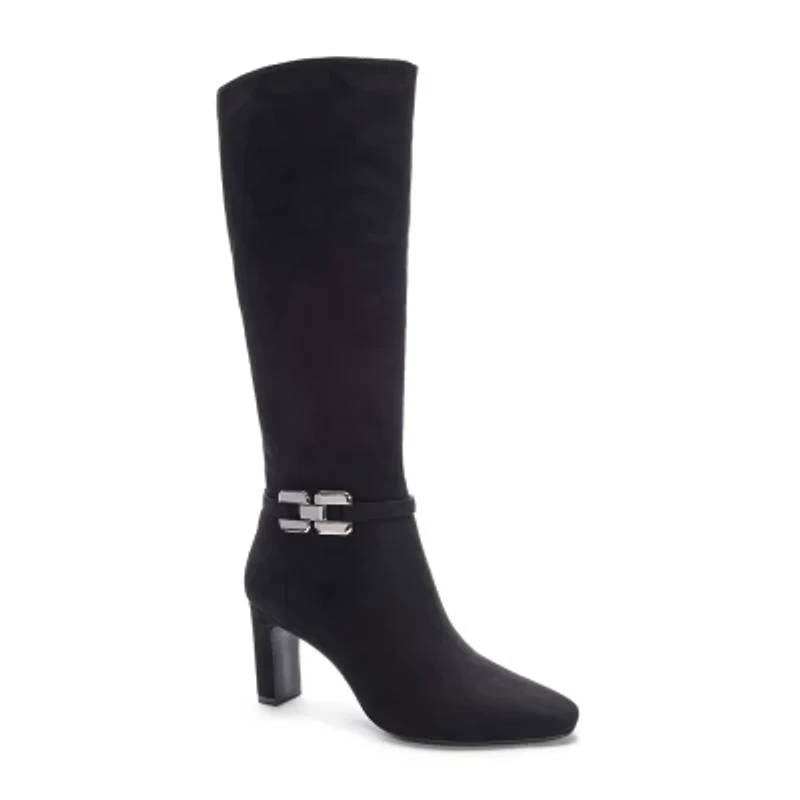 CL by Laundry Womens Nora Block Heel Dress Boots