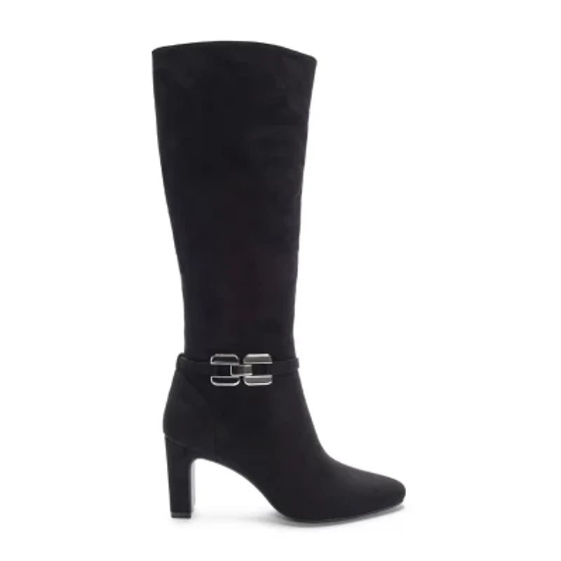 CL by Laundry Womens Nora Block Heel Dress Boots