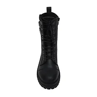 Pop Womens Perlla Block Heel Booties