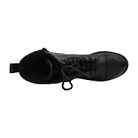 Pop Womens Perlla Block Heel Booties