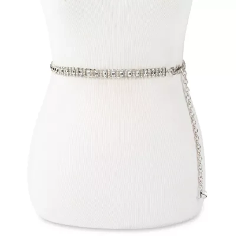 Jessica Simpson Diamond Chain 1 Pair Womens Belt
