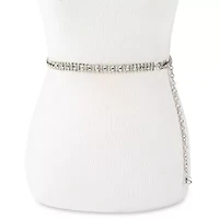 Jessica Simpson Diamond Chain 1 Pair Womens Belt
