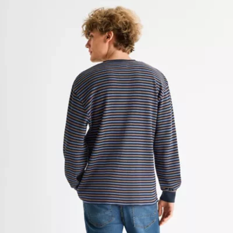Arizona Mens Striped Thermal Top