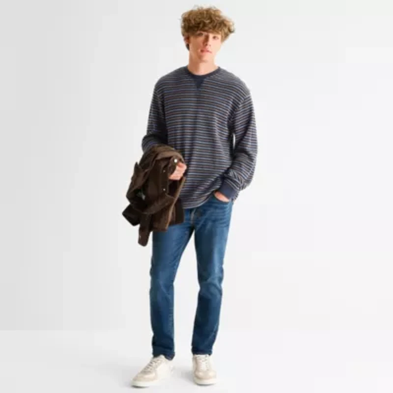 Arizona Mens Striped Thermal Top