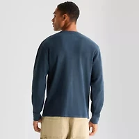 Arizona Mens Crew Neck Long Sleeve Regular Fit Thermal Top