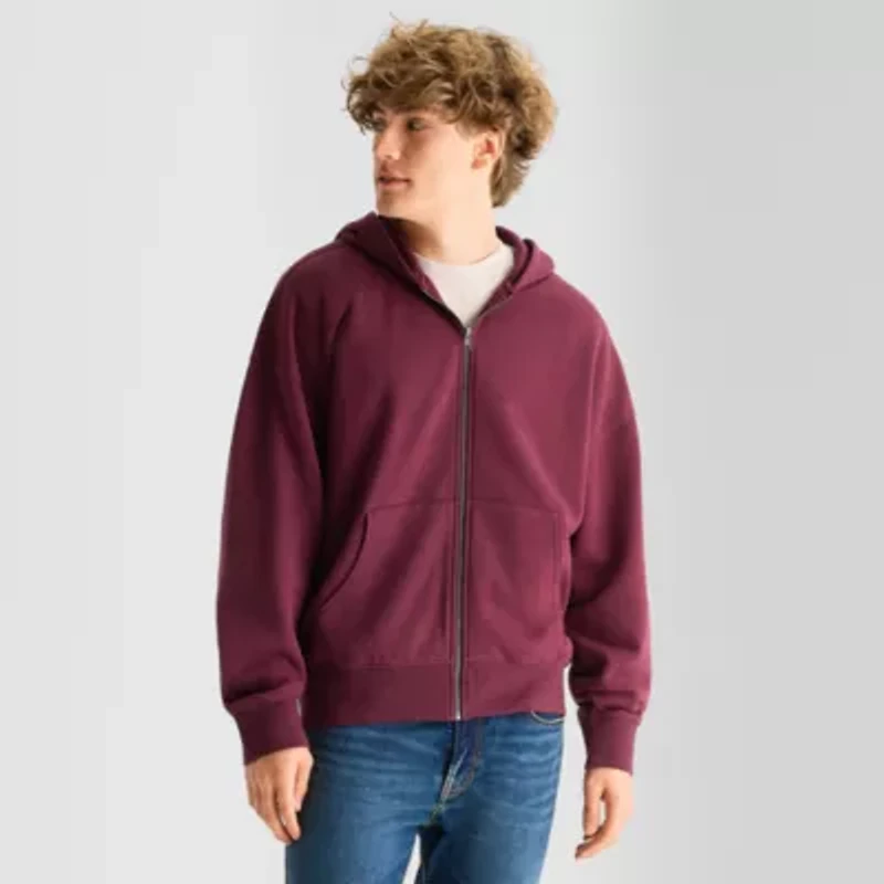 Arizona Mens Long Sleeve Zipper Hoodie