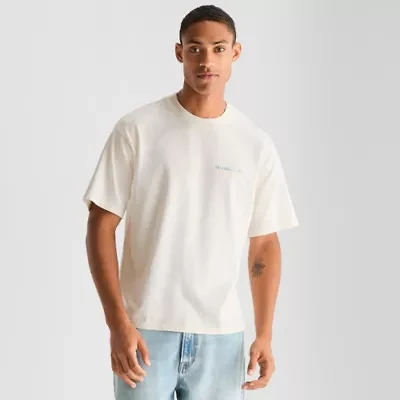 Arizona Mens Crew Neck Short Sleeve Relaxed Fit Graphic T-Shirt