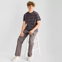 Airwalk Mens Crew Neck Short Sleeve Regular Fit Graphic T-Shirt