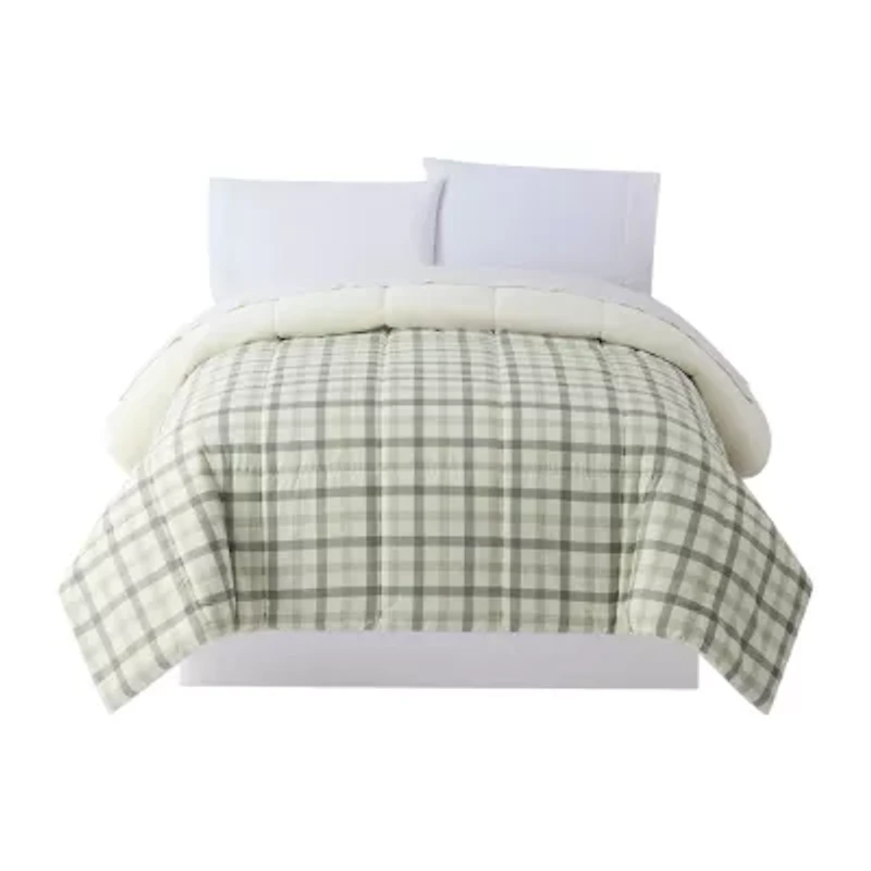 Home Expressions Plush Ultra Soft Down Alternative Reversible Comforter