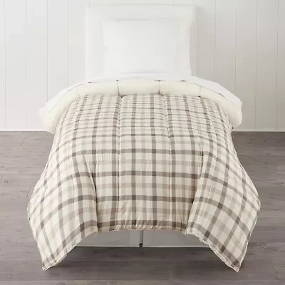 Home Expressions Plush Ultra Soft Down Alternative Reversible Comforter