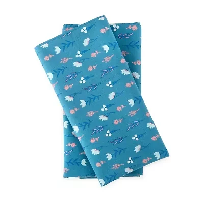 Home Expressions Cool and Crisp Cotton Percale 2-Pack Pillowcase