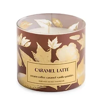 Distant Lands Caramel Latte 3-Wick Scented Jar Candle