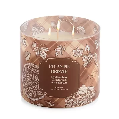 Distant Lands Pecan Pie Drizzle 3-Wick Scented Jar Candle