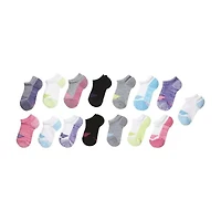 Hanes Big Kid Girls Multi-Pack 15 Pair No Show Socks